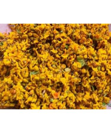 BSD Organics Dried Avarampoo Flower/Dry Avarampoo/Senna Auriculata/Tanner's cassia/Tangedu for Herbal Tea/Skin Hair care and more - 50 Gm / 1.7 Oz