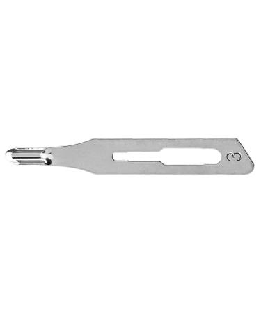 50 pcs No.3 hollow chisel blades foot care blades Kosmetex 50 pcs No.3