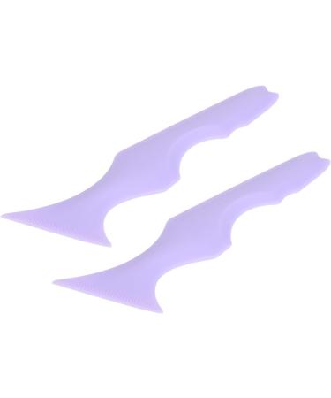 Aid Stencil Pointed Tip Reusable Molds Stencil 2pcs Waterproof for Beginners for Daily Use (Purple) - Buy Online on GoSupps.com