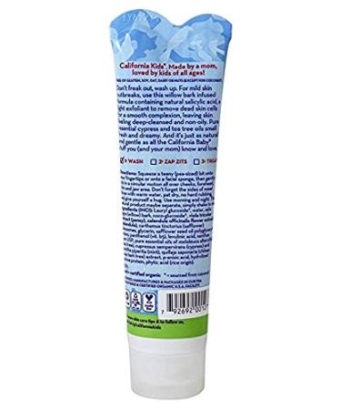 California Kids Super Clear Willow Bark Face Wash | Gentle Exfoliation for Sensitive Skin | Deep Cleansing & Non-Drying Formula | 1.8 Fl Oz - Buy Online on GoSupps.com