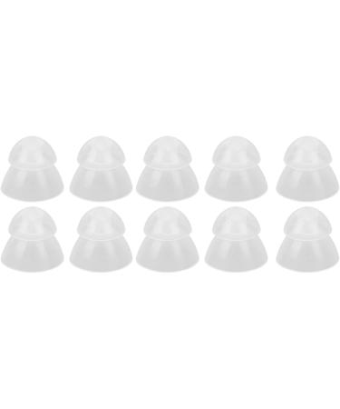 10 Transparent Double Layer Antistatic Earplugs for Hearing Aids | Soft Silicone Replacement Earplugs - International Shipping - Buy Online on GoSupps.com