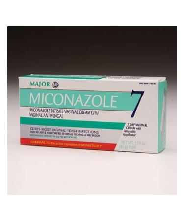 Miconazole Vaginal Cream 1.59 oz Tube Mfg. By Major Pharmaceuticals