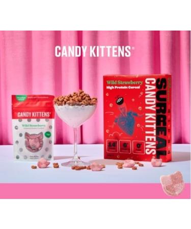 3 x Candy Kittens Wild Strawberry Gourmet Sweets 54G Delicious Tasty And Twisty Treat Gift Hamper For Birthday Christmas Easter Sold By Kidzbuzz - Buy Online on GoSupps.com