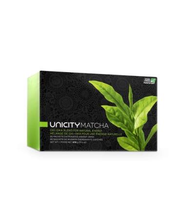 Unicity Matcha Energy Drink Mix 30 Packets Chi-Oka Blend
