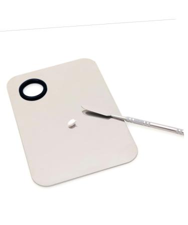 Didiseaon Nail Manicure Tool & Makeup Mixing Palette - Stainless Steel Cosmetic Spatula & Tray for Foundation Mixing | International Shipping - Buy Online on GoSupps.com