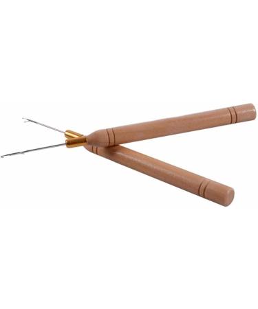 Buy Wooden Handle Hook Needle for Micro Rings Hair Extensions - Premium Hair Tools for Easy Application - Buy Online on GoSupps.com
