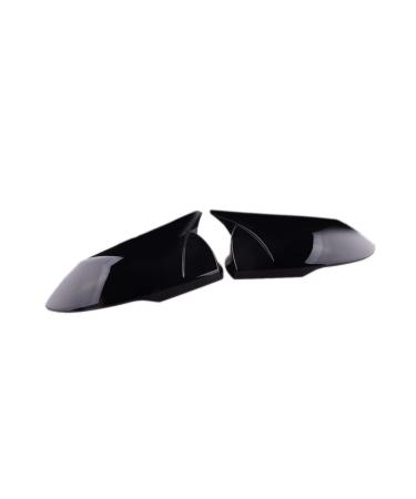 NinWelly jfqm 1 pair black glossy outside mirror cover suitable for Hyundai Elantra 2021 2022 ABS plastic
