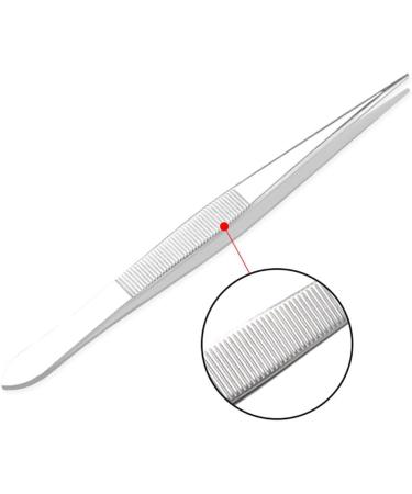 FSSTUD 6-Piece Stainless Steel Eyelash Tweezers Set | Precision Straight Eyebrow & Face Hair Removal Tweezers for Men & Women - Buy Online on GoSupps.com