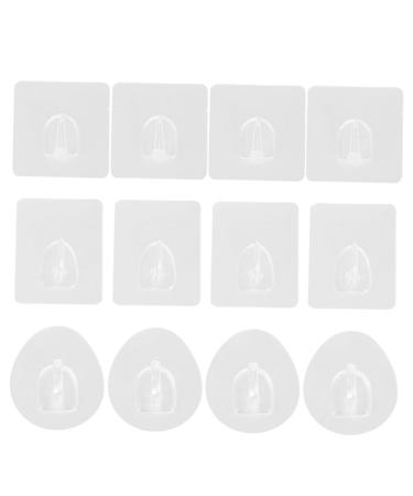 Cabilock 12 -hour hook with tinker clothes hook decorative wall hook bathhaken razor hook pocket hooks telephone hook on the wall cell phone holder for the shower frosted sticky hook