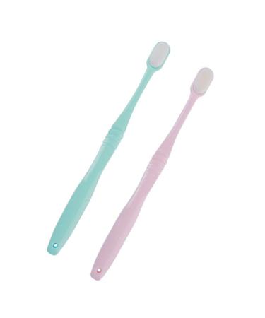 Gatuida 2st prosthesis cleaning brush Extra soft toothbrush soft toothbrush for the family children's toothbrush toothbrush gum care captivable