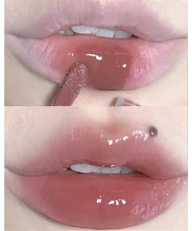  BADALO Velvet Mist Water Mist Lip Mud Soft Silky Matte Vegan White Glossy Non-stick Lip Glaze Lipstick (color: 7Amber Star) - Buy Online on GoSupps.com