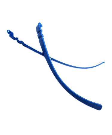 VekkEr Replacement for Glasses Temples 1 Pair Silicone Glasses Temples for Children Accessories for Glasses Temples Universal Repair Parts Blue