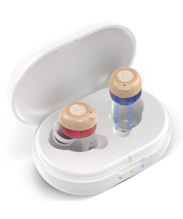 Hearing Aid for Seniors Rechargeable with Noise Cancelling Hearing Amplifier for Adults Hearing Loss Digital Ear Hearing Assist Devices (Multicolor)