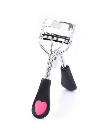 AKOAK 1 Pack Curl Eyelash Curler Stainless Steel Heart Handle Eyelashes Curling Clip Lashes Cosmetic Accessories Makeup Tools for Women