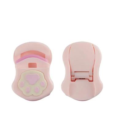 Cute Cat Paw Eyelash Curlers Eyelashes Curling Clip False Eyelashes Cosmetic All Eyelash Shapes Long Lasting Natural Curly Cosmetic Clip Eye Lash Curling Applicator Professional Beauty Makeup Tool