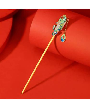 HangErFeng Silver Hairpin Hanfu Accessories Auspicious Cloud Hairstick 609 - Buy Online on GoSupps.com