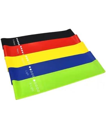 Buy Resistance Exercise Loop Bands Set - Includes Instruction Manual & Carry Bag | International Shipping Available - Buy Online on GoSupps.com