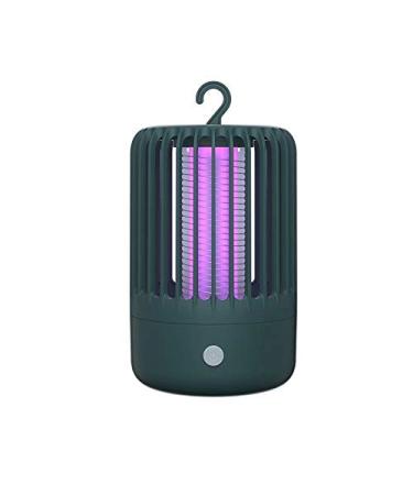 Light-borne Electric Mosquito lamp - USB Rechargeable Indoor Household Bionic Birdcage Anti-Mosquito Night Light Green