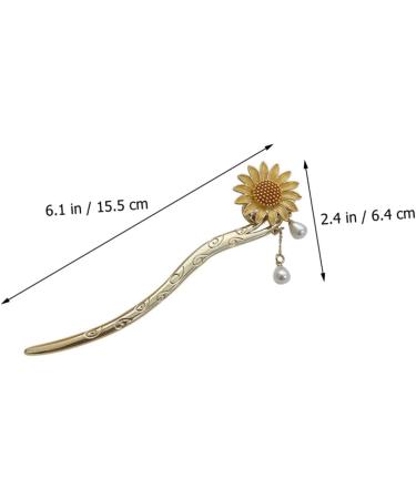 Beaupretty Daisy Hair Accessory Retro Alloy Hair Stick Tassel Hair Pin Flower Hairpin Flower Chignon Pin Flower Pearl Hair Stick Japanese Hair Chopsticks To Hang Steamed Stuffed Bun Bride - Buy Online on GoSupps.com