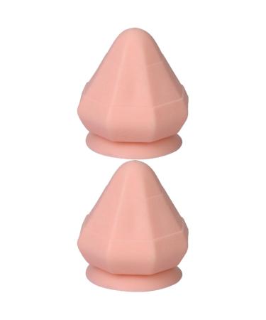 Healeeved 2st Fascienball Massage Ball deep massage Yoga massage massage with sucking cup sore muscles Massage Sport massage lacrosse Manual back massage device Handbook Fitness TPE