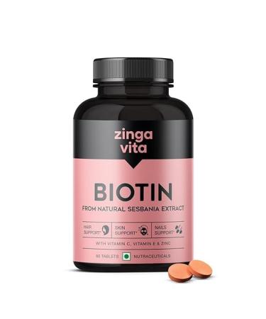 MAGICHOOD Advanced Biotin Tablets | Boosts Keratin Production Reduce Hair Fall and Promote Hair Growth with Natural Sesbania Agati Leaf Extract & Hair Vitamins (60 Tablets)