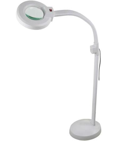Portable ES Magnifier with LED Lights Floor-Standing 360 Table Adjustable Light lamp Rotation Super High Clarity Lightweight Easy to Control 8X Macular Degeneration Reading L Full of Stars