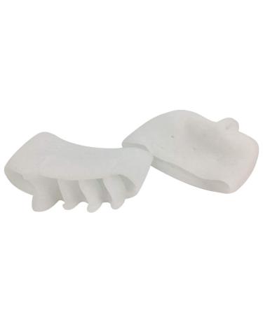 HEALLILY Big Toe Brace & Bunion Splint - Comfort Gel Toe Separator | Breathable Hallux Straightener | Size 1 White - International Shipping Available - Buy Online on GoSupps.com