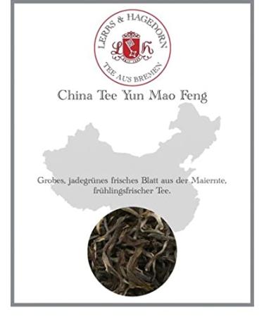 Lerbs & Hagedorn Lerbs & Hagedorn Chinese Yun Mao Feng Tea | Spring Fresh Flavor 250g (approx 20 Liters) Jade Green Leaf Corn Harvest