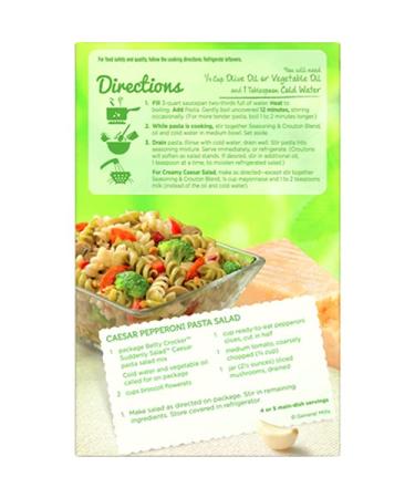 Betty Crocker Suddenly Pasta Caesar - Delicious Pasta Salad in a Box - Buy Online on GoSupps.com