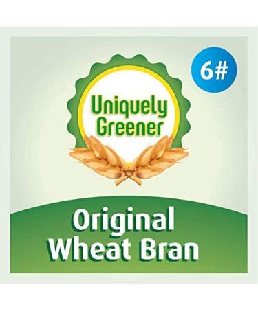 Uniquely Greener Wheat Bran (6 Pounds)  Non-GMO, Chemical-Free, All-Natural, Unprocessed Bran from Freshly Stone-Milled Wheat 6 Pound (Pack of 1)