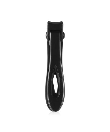 Nail Clipper Rotary Nail Scissors Long Handle Stainless Steel Trimmer Cuticle Nail Scissors Manicure Pedicure Tool (Color : Black)