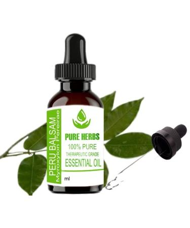 Pure Herbs Peru Balsam (Myroxylon Pereirae) Essential Oils (50 ml)