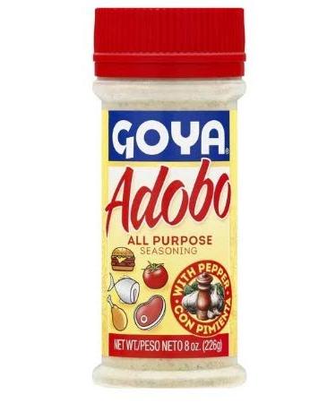 Goya Adobo Seasoning With Hot Pepper 8oz All Purpose Seasoning (2 units)