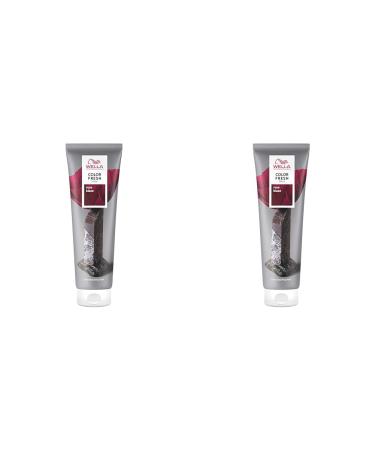 Wella Professionals Color Fresh Mask Temporary Color Refresh Treatment Semi Permanent Hair Dye Hair Gloss Treatment for Blonde Hair Rose Blaze 150ml (Pack of 2)