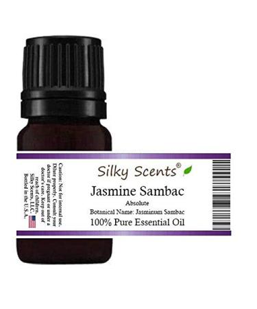 Jasmine Sambac Absolute Essential Oil (Arabian Jasmine) 100% Pure Grade - 5 ML Jasmine 5 ML