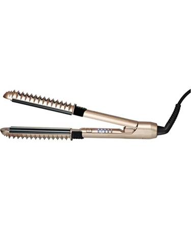 Demeliss Saint Algue - XCurler 2 in 1 professional hair smoothing and curling iron - ceramic plates - 5 temperature settings - Outside Incurve & warming long -lasting curls - all hair types.Demeliss XCurler