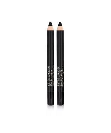 Estee Lauder Double Wear 24H Waterproof Gel Eye Pencil in Onyx Black 0.8g Travel Size Unboxed Pack of 2