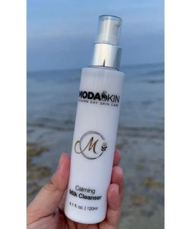 Calming Milk Facial Cleanser with Chamomile Extract & Coconut Oil - Gentle for All Skin Types - 120 ml - Buy Online on GoSupps.com