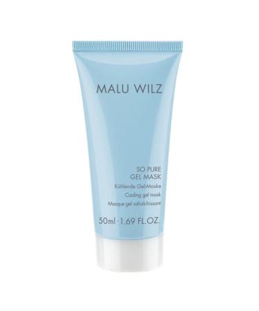 Malu Wilz so pure gel mask 50ml i face mask women I revitalizing face masks care for dry skin i with hyaluronic acid & silver hair grass - Buy Online on GoSupps.com