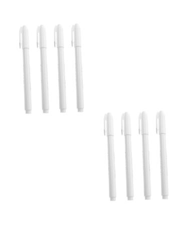 ABOOFAN 8 Pcs Baking Pigment Pen Cakes Biscuits Food Coloring Pens Biscuit Marker Fondant Pen White Plastic 16.70X1.00X1.00CMx2pcs Whitex2pcs