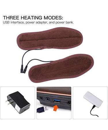 Rechargeable Electric Heated Insoles for Winter Skiing Walking - Size 37-38 (24cm/9.4in) - Buy Online on GoSupps.com