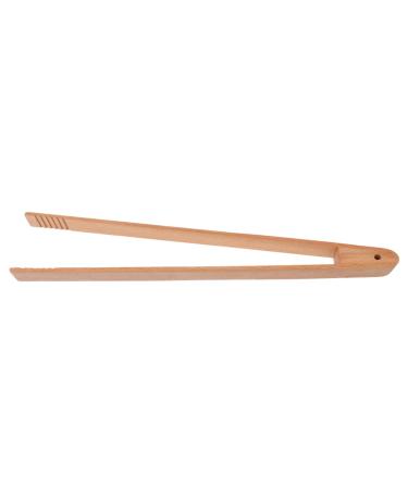 MAGICLULU Cheese Tongs Pickle Tongs Barbeque Tongs Salad Tongs Wooden Kitchen Tongs Food Tongs BBQ Tongs Beech