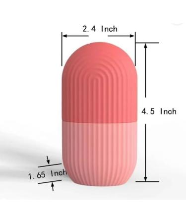 B&B Bunny & Berry Facial Ice Roller - Pink Silicone Skin Massager for Glowing Tightened Skin & Brightening Cold Therapy - Buy Online on GoSupps.com