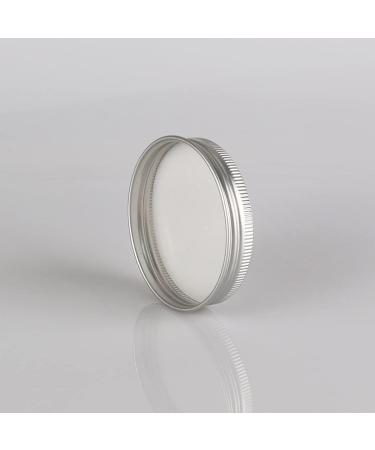 Zeoabsy 10-Piece 50ml Silver Aluminum Tins with Screw Caps - Perfect for Cosmetics Candles Ointments | Includes 5 Spatulas & Etiquette Label - Buy Online on GoSupps.com