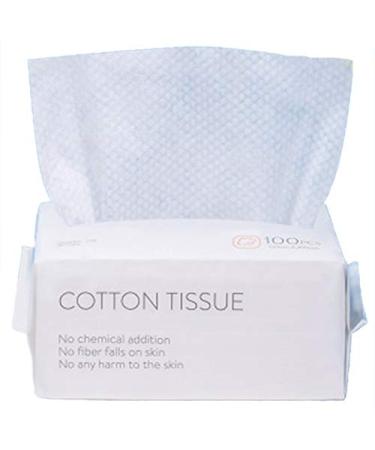 100pcs Disposable Wash Face Towel Clean Face Towel Cotton Makeup Remove Towel Wash Face Wipes