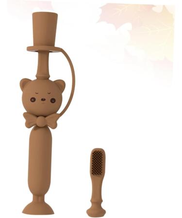 Ultechnovo Silicone Baby Toothbrush - Soft Bristle Training Toothbrush for Babies & Kids - Cartoon Design - Ideal for International Shipping - Buy Online on GoSupps.com