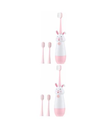 Hemoton 2 Sets Electric Toothbrush Kid Toothbrush Baby Tooth Brush Infant Toothbrush Kids Tooth Brush Kids toothbrushes Kids Sonic Vibrates Toothbrushes bristles Electronic Child abs