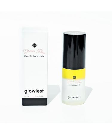 glowiest Dream Glow Camellia Essence Mist- Skin Hydration & Soothing. Glow-Booster All In One Multi Mist+Toner+Serum l 75% Camellia Flower Water - composed of 6 premium plant oils - 35ml/1.18 fl oz. 1.18 Fl Oz (Pack of 1) - Buy Online on GoSupps.com
