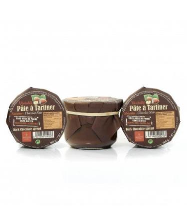 Set of 3 Dark Chocolate Hazelnut Spreads 3 x 200 g
