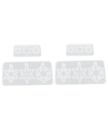 COHEALI 4 Pcs Coaster Molds Resin Molds Silicone Pendant Epoxy Mold Epoxy Resin Accessories Crystal Epoxy Mx2pcs Whitex2pcs